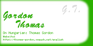 gordon thomas business card
